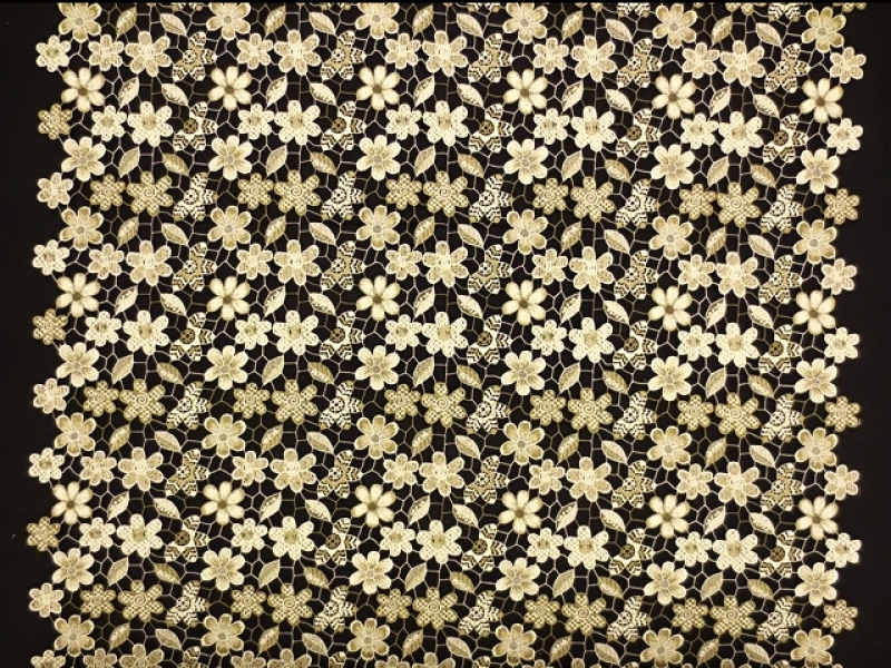 Metallic Guipure Lace3
