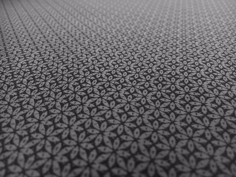 Cotton Shirting With Floral Dobby 3