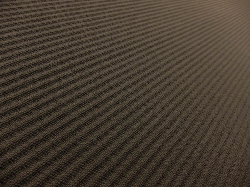 Wool Lycra Ottoman Crepe in Grey2