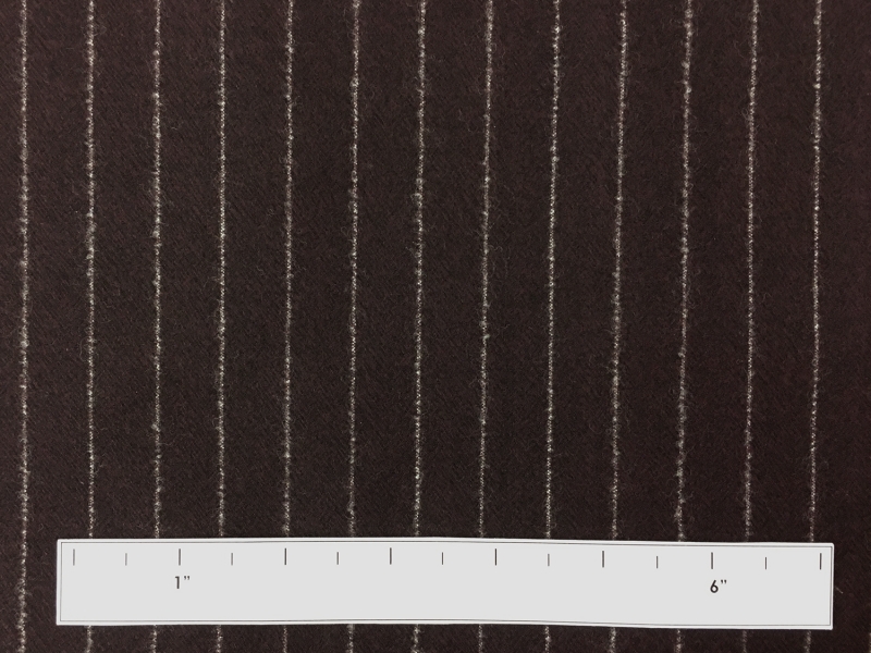 Italian Virgin Wool And Lycra Striped Flannel1