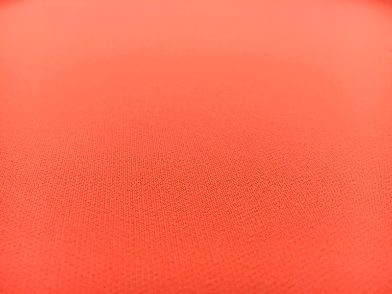 Polyester Stretch Crepe in Salmon1