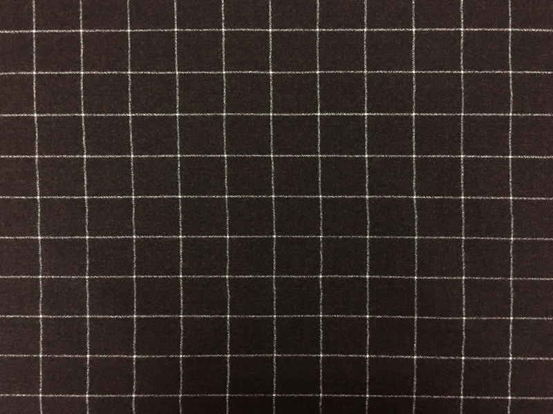 Wool Blend Window Pane Flannel1