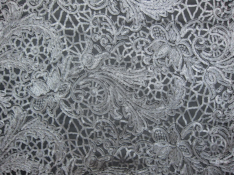 Tulle with Sequins and Cording/not re-orderable0