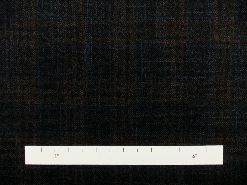 Italian Virgin Wool Bamboo Plaid Suiting2