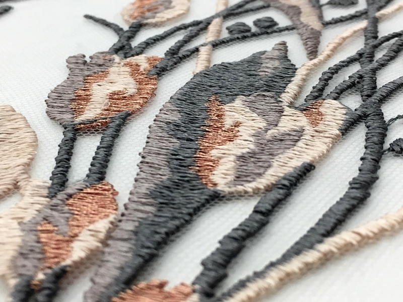 Metallic Embroidered Tulle2