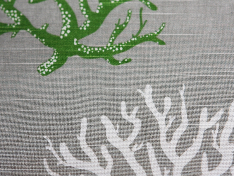 Cotton Canvas Corals Print2