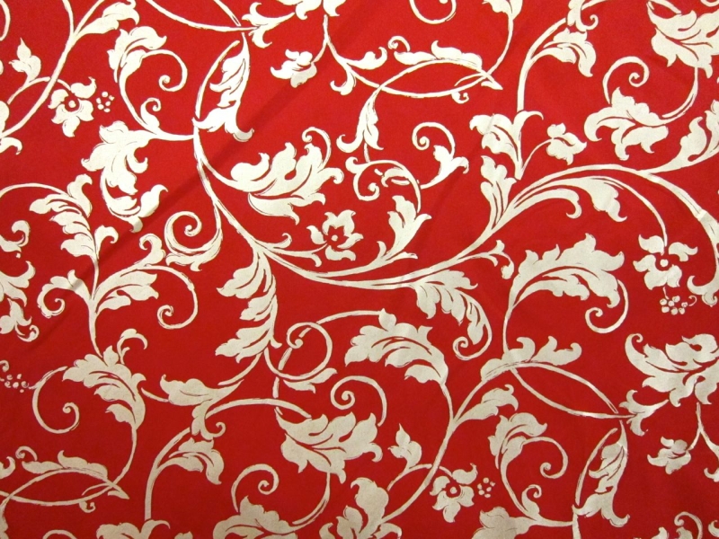 Metallic Printed Light Weight Silk Blend Zibeline0