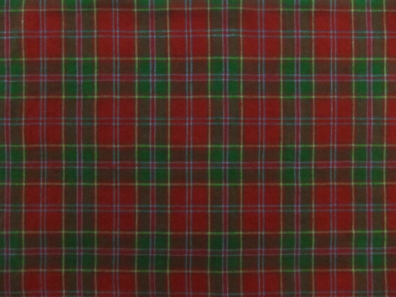 Linen Woven Plaid0