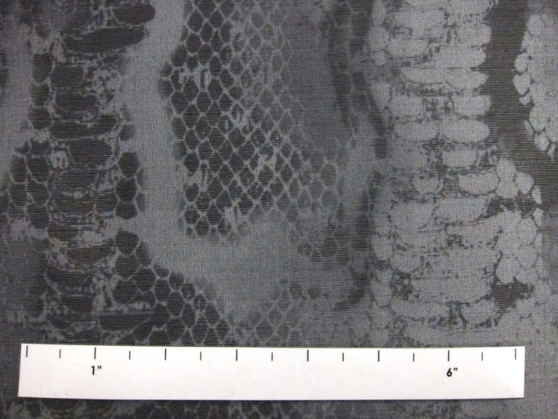 Heavy Metallic Silk Blend Printed Organza1