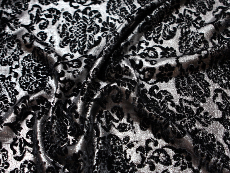 Silk Rayon Lurex BurnOut Velvet3