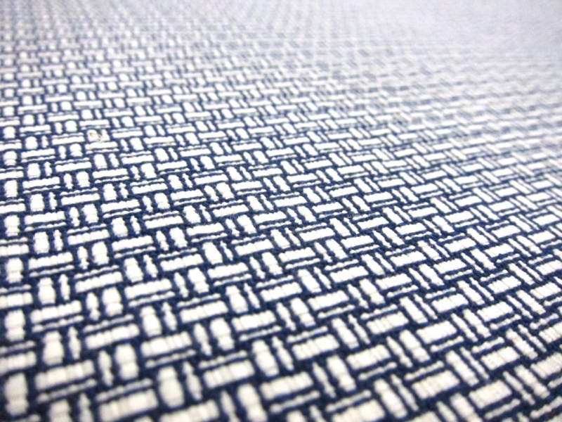 Cotton Dobby in Navy2