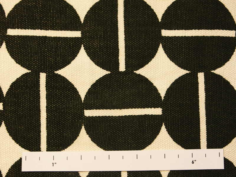 Linen Upholstery Geometric Print1