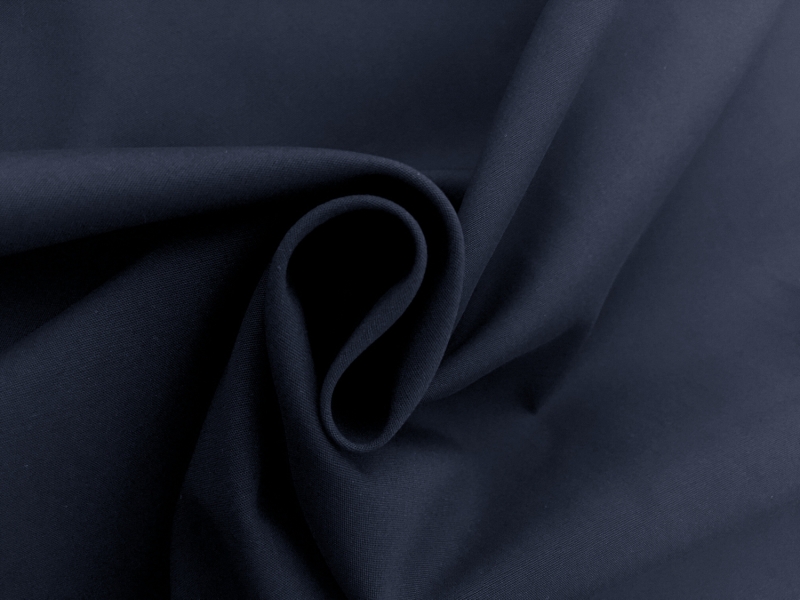 Japanese Cotton Poplin in Navy1