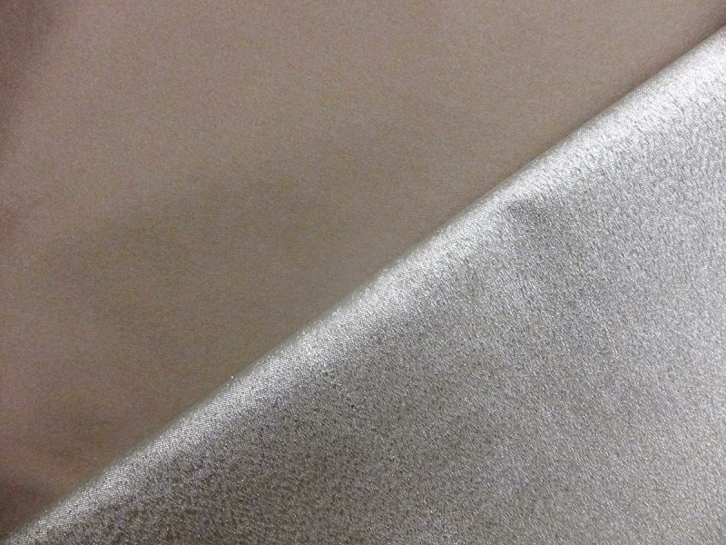 Silk and Lamé Duchesse Satin0