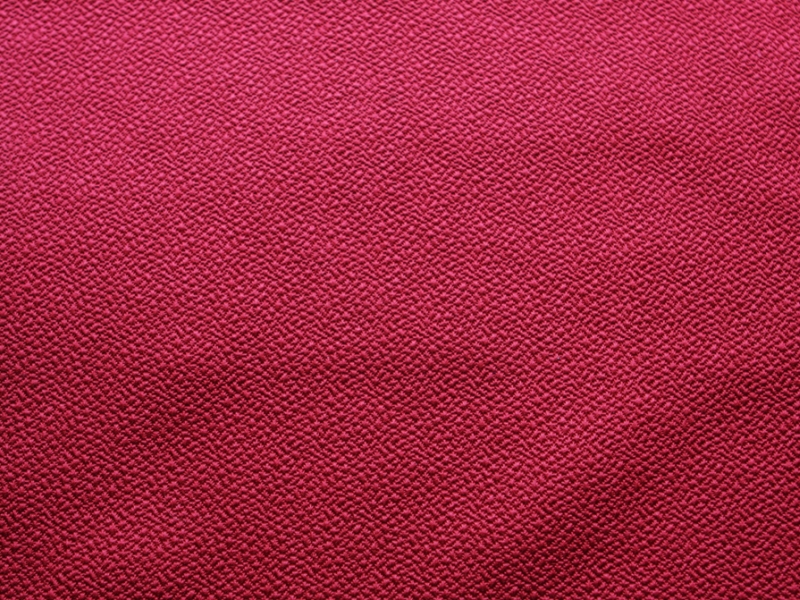Silk and Wool Hammered Satin in Berry0