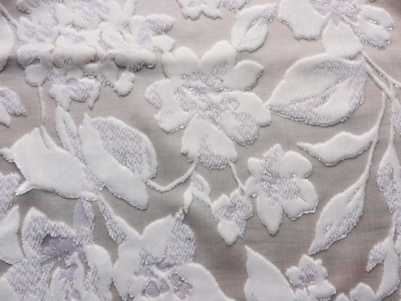 Silk Rayon Lurex BurnOut Velvet0