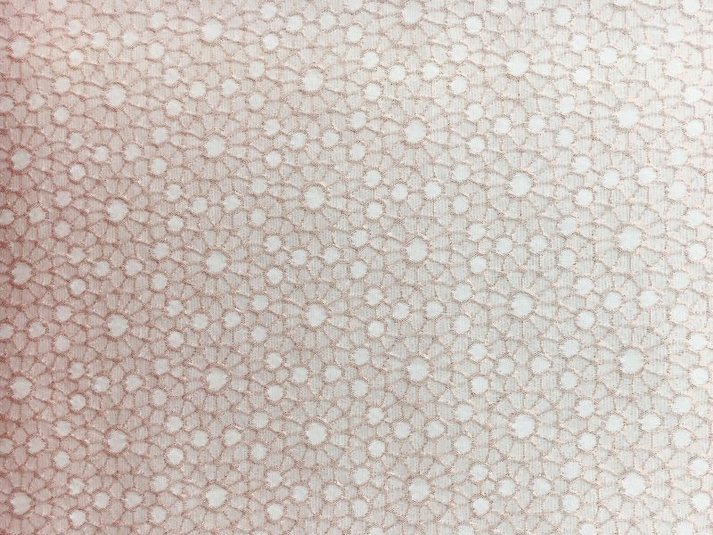 Metallic Acetate Blend Brocade in Light Pink2