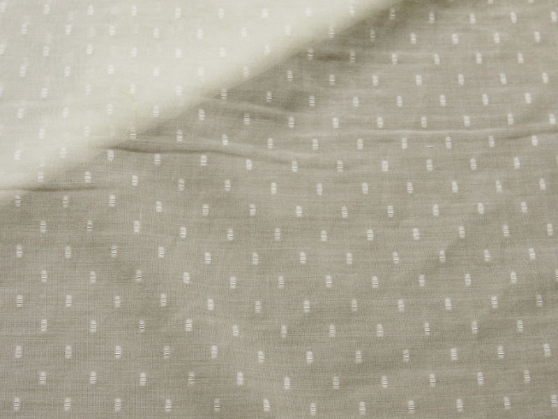 Silk Cotton Dobby Voile0
