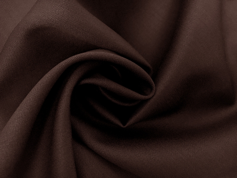 Wool Gabardine in Mink1