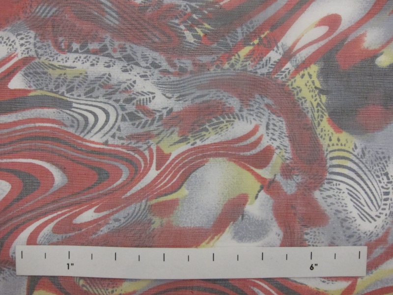 Printed Silk Chiffon0