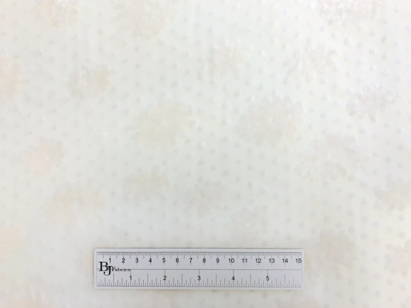 Dotted Floral White Burnout Velvet3