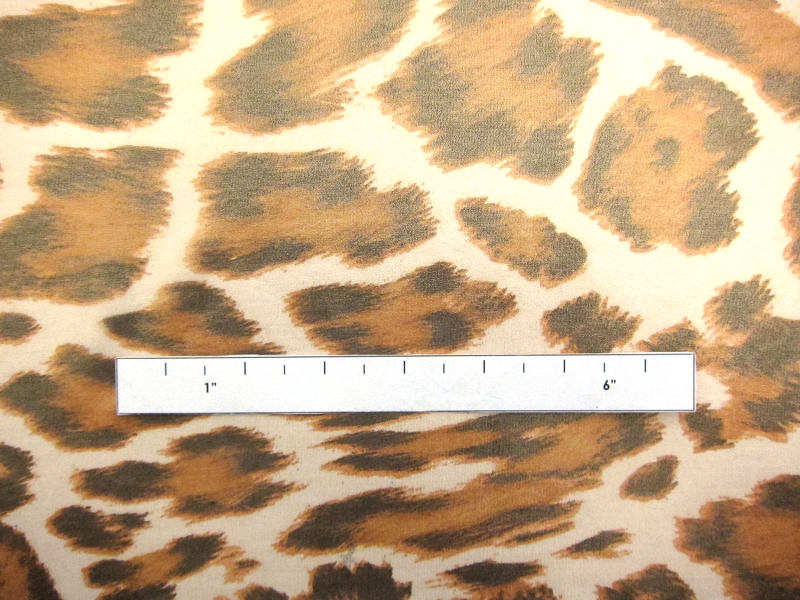 Printed Metallic Silk Chiffon1