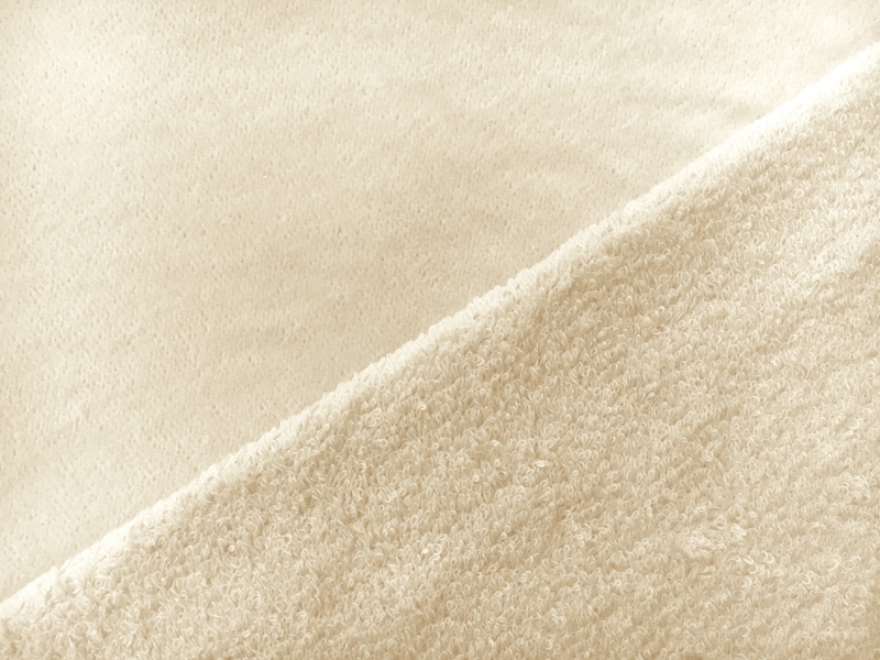 Cotton Terry Velour in Natural0