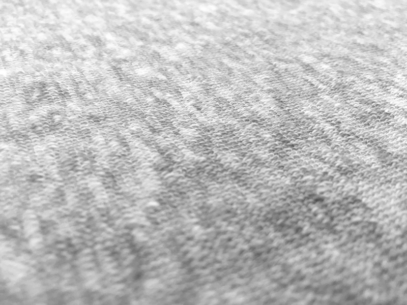 Japanese Cotton Blend Terry Knit in Heather Grey2