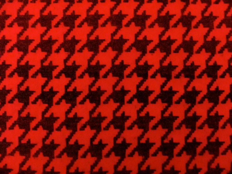 Printed Boiled Wool Blend Coating0