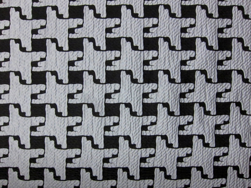 Houndstooth Cloqué0