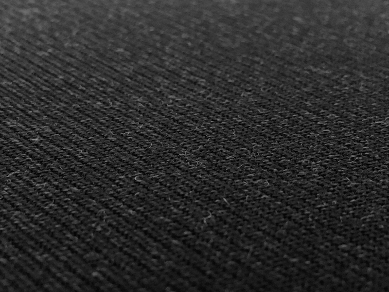 Italian Merino Wool Covert Twill in Charcoal3