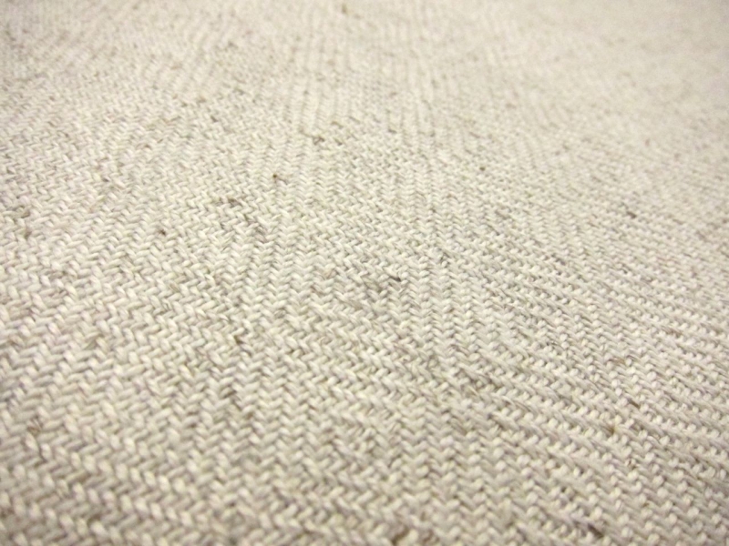 Bamboo and Linen Dobby Upholstery in Natural0