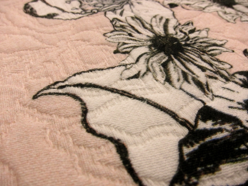 Cotton Blend Matelasse Print 2