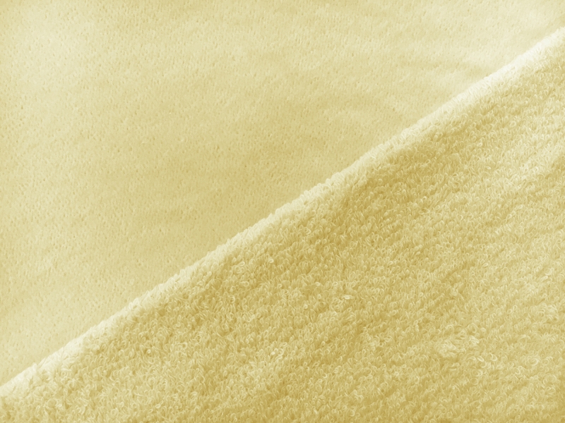Cotton Terry Velour in Yellow0