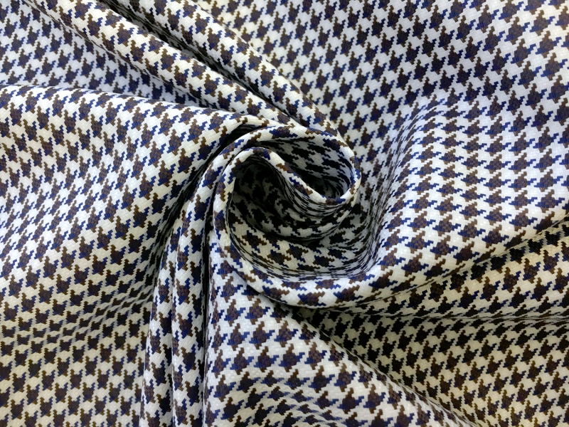 Italian Cotton Houndstooth Shirting 1