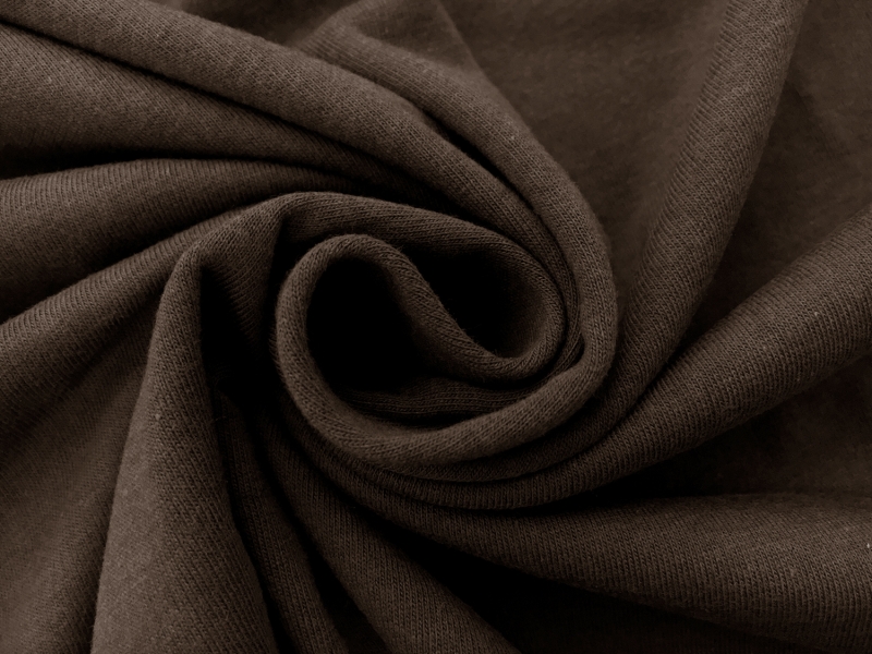 Japanese Cotton Modal Knit in Cocoa1