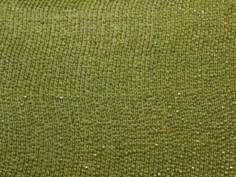 Sequins on Silk Chiffon0