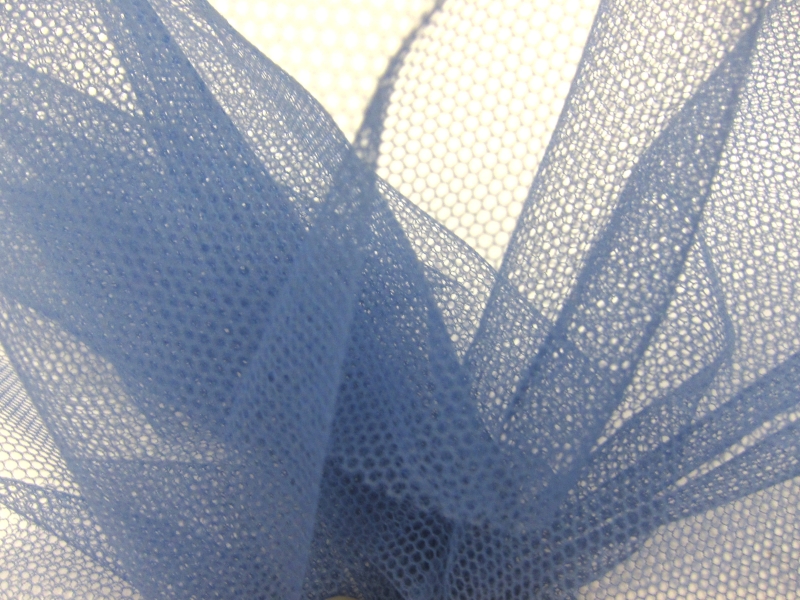 Italian Nylon Tulle in Cobalto1