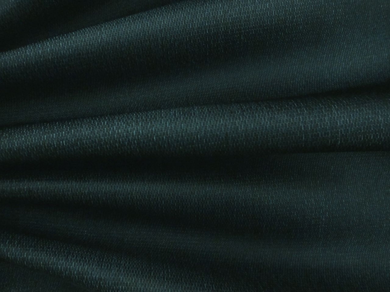 Double Face Silk Satin Barathea (in Blue)0