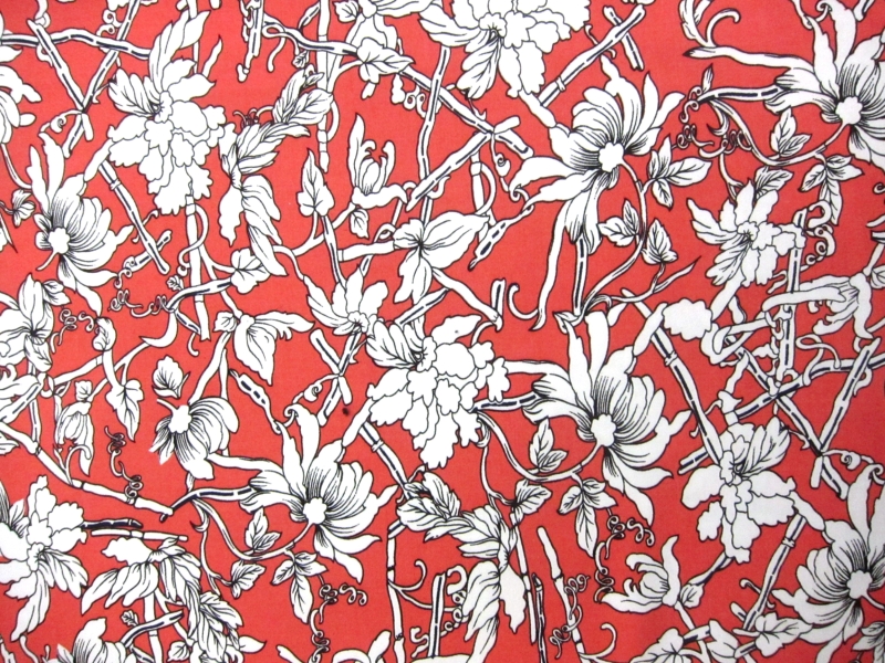 Cotton Lycra Sateen Print 0