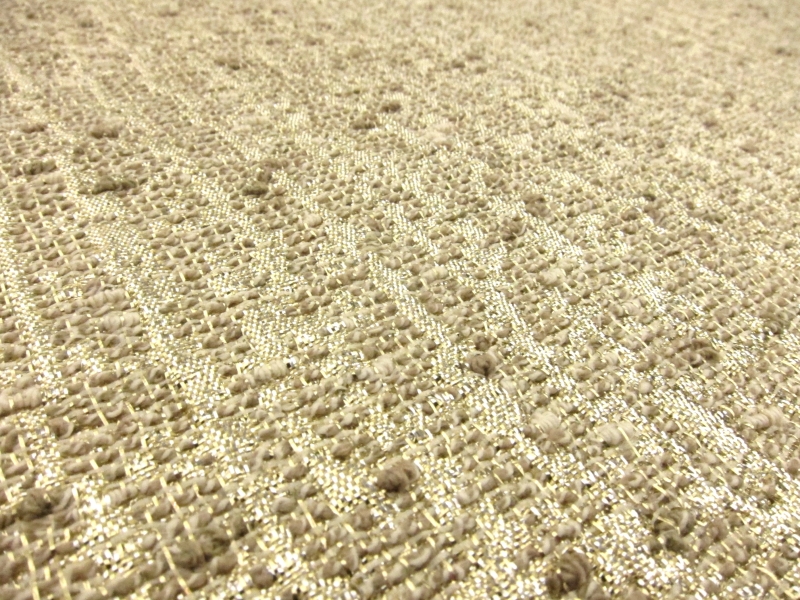 Cotton Blend Metallic Tweed2