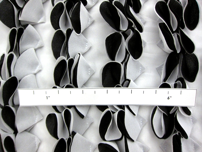 Novelty Samba Polyester Georgette Ruffles2