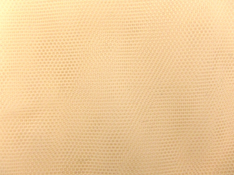 Italian Nylon Tulle in Beige0