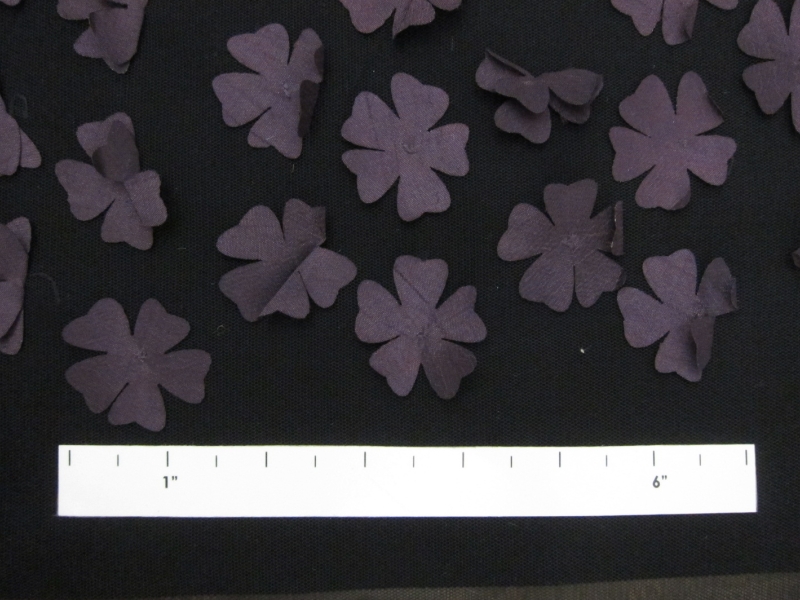 Flowers Appliqué on Tulle1