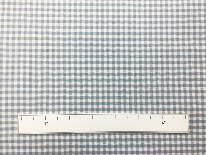 Carolina Cotton Gingham in Fog1