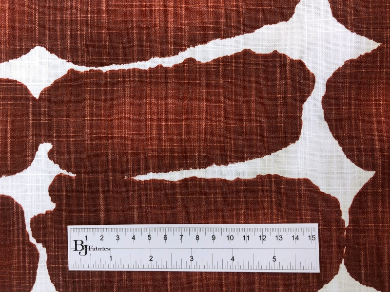 Cotton Sienna Upholstery Print3