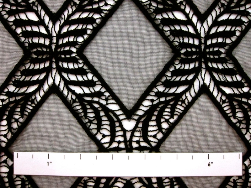 Novelty Embroidered Cut Out Tulle1