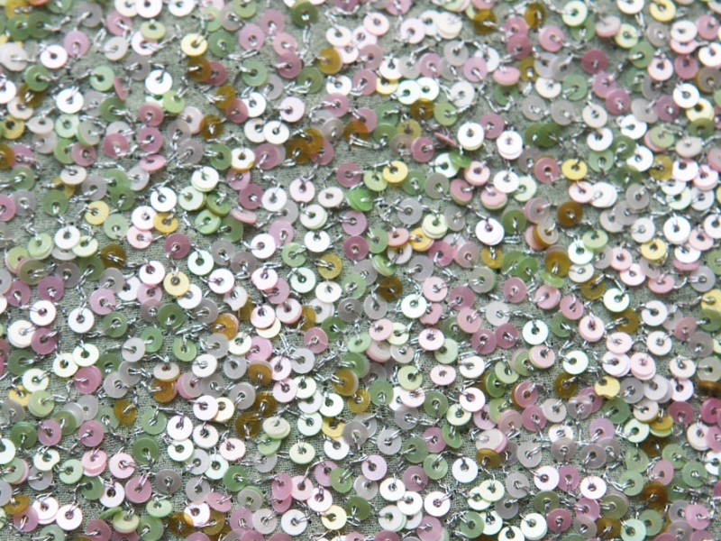 Sequins on Silk Chiffon2