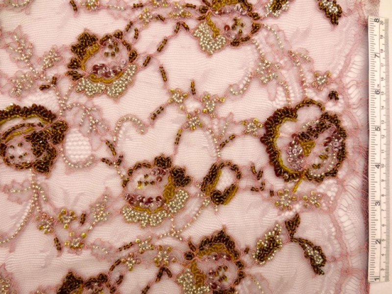 Beaded Chantilly Lace0