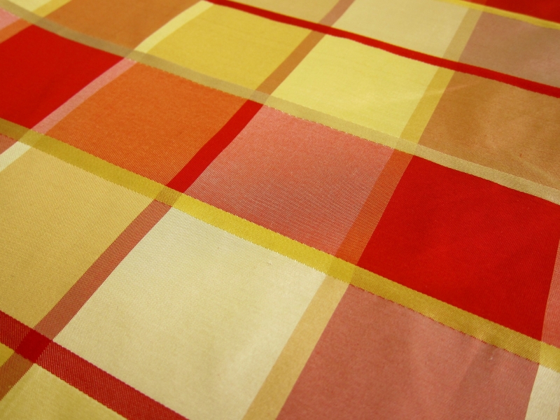 Silk Plaid Taffeta 2